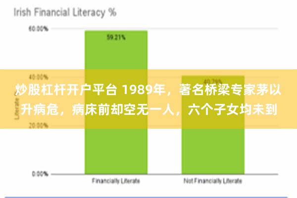 炒股杠杆开户平台 1989年，著名桥梁专家茅以升病危，病床前却空无一人，六个子女均未到